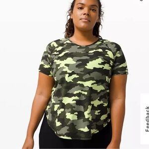 Lululemon UVP Run Short Sleeve Shirt size 6